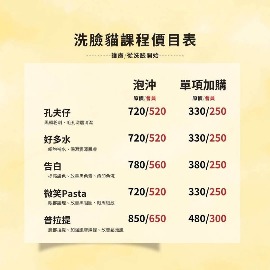 台中南屯洗臉貓_台中高CP值做臉_台中平價做臉_學生做臉_男生做臉_無痛清粉刺_台中做臉不推銷_南屯美容_台中美容推薦_台中平價護膚推薦_台中清粉刺推薦_台中美容院_嶺東做臉_價目表價格menu_2