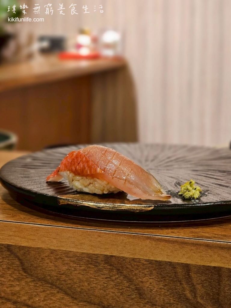 椿彩割烹壽司_台中日式料理_台中西區美食_台中餐廳推薦_台中日本料理_台中壽司_無菜單料理_台中無菜單日本料理_Omakase_板前壽司_精明一街美食_台中精明商圈餐廳推薦_金目鯛握壽司