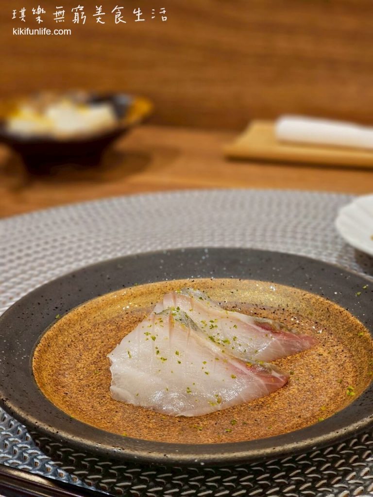 椿彩割烹壽司_台中日式料理_台中西區美食_台中餐廳推薦_台中日本料理_台中壽司_無菜單料理_台中無菜單日本料理_Omakase_板前壽司_精明一街美食_台中精明商圈餐廳推薦_鹿兒島白甘魚+日本柚子皮