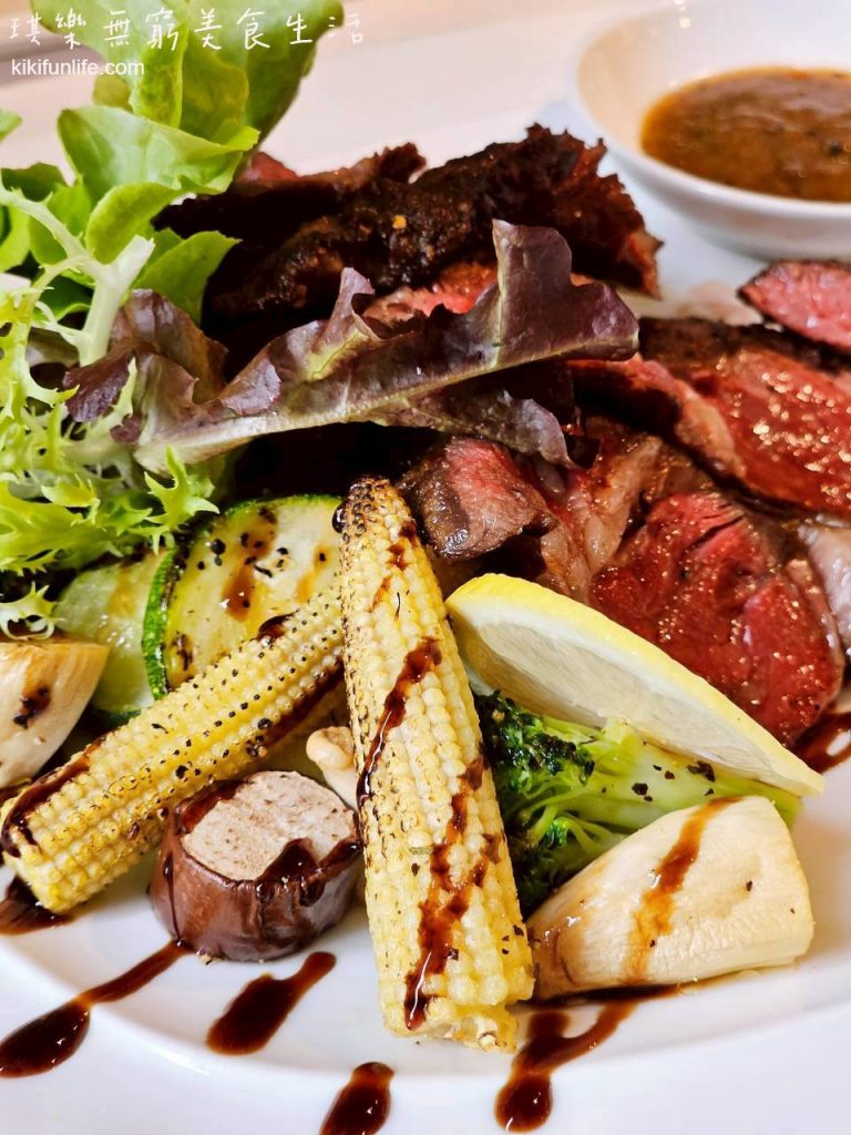 菲菲花園義式餐廳_台中西屯美食_台中約會餐廳_大墩路餐廳_台中義大利餐廳_台中義式料理_台中高級義式餐廳_台中排餐_牡丹套餐_美國1855 Prime冷藏肋眼牛排_沙拉