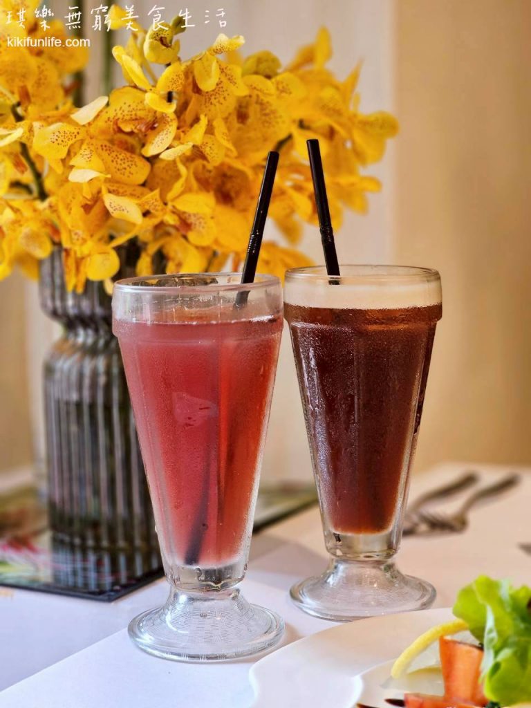 菲菲花園義式餐廳_台中西屯美食_台中約會餐廳_大墩路餐廳_台中義大利餐廳_台中義式料理_台中高級義式餐廳_台中排餐_牡丹套餐_主廚甜點_飲料_冰紅茶與冰果醋