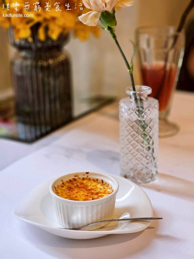 菲菲花園義式餐廳_台中西屯美食_台中約會餐廳_大墩路餐廳_台中義大利餐廳_台中義式料理_台中高級義式餐廳_台中排餐_牡丹套餐_主廚甜點_烤布蕾