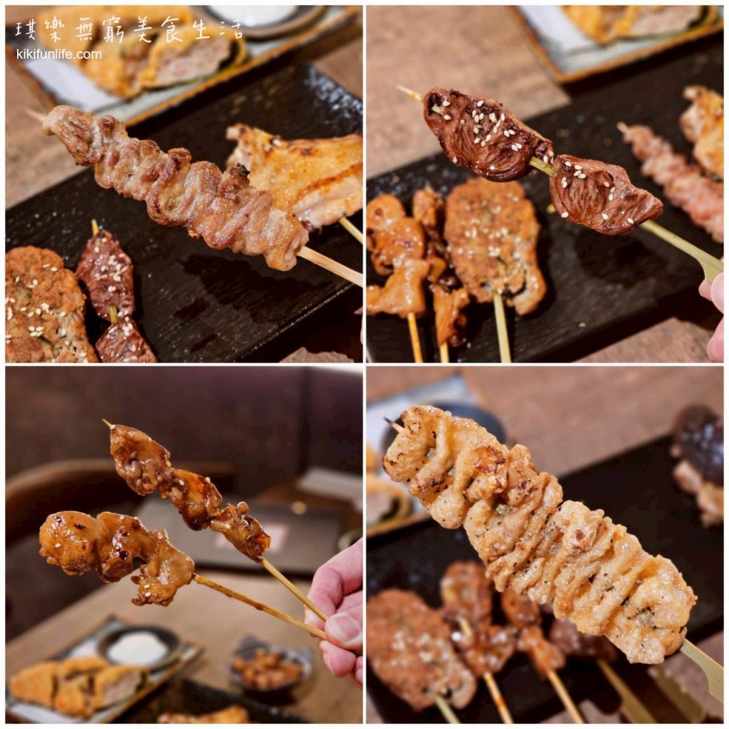 DOKI TOKI心動時光屋_內部裝潢_台中日式居酒屋推薦_勤美餐廳_台中串燒_台中宵夜推薦_台中西區美食_雞腳筋，雞頸肉，土雞心，雞皮，雞肉丸