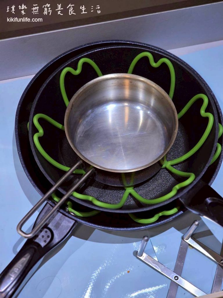 MYMICHI櫻花隔鍋墊_花朵造型隔熱墊推薦_隔熱鍋墊_鍋具保護墊_餐桌墊推薦_大型隔熱墊_防刮墊_抹茶綠大號