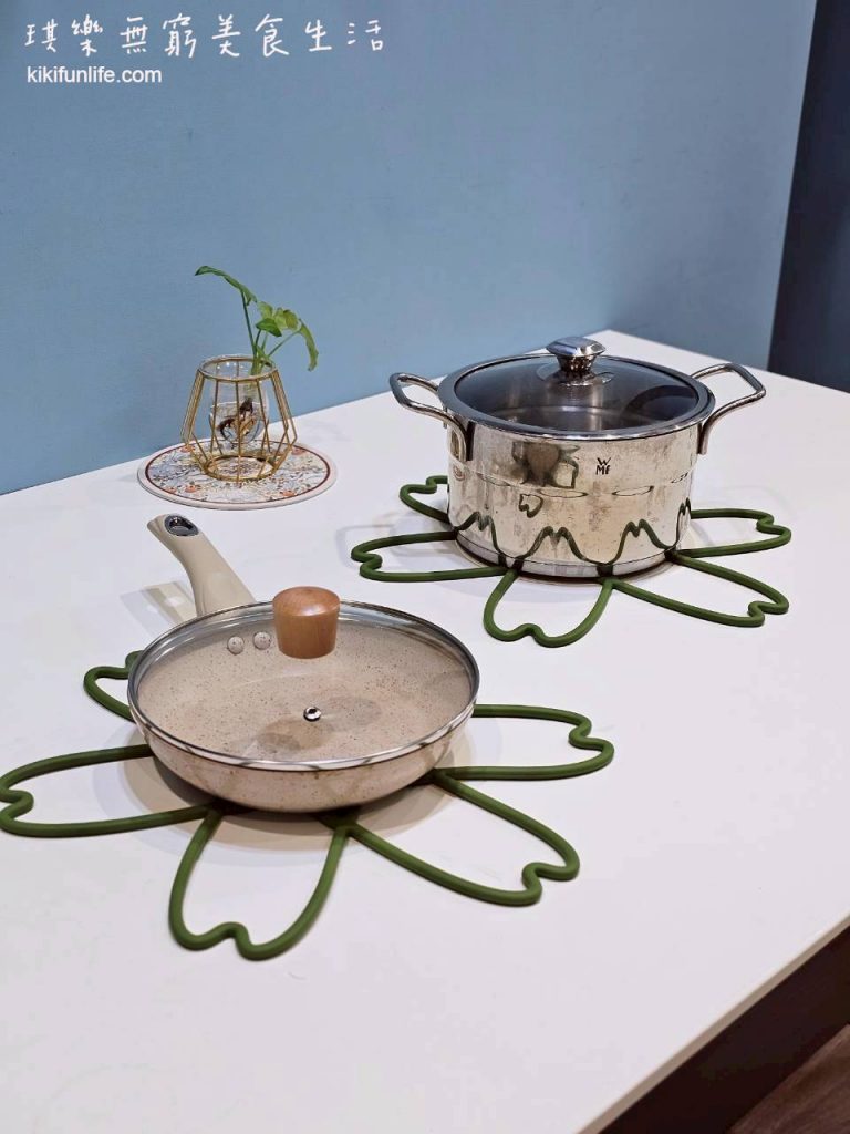 MYMICHI櫻花隔鍋墊_花朵造型隔熱墊推薦_隔熱鍋墊_桌上防滑墊_止滑墊