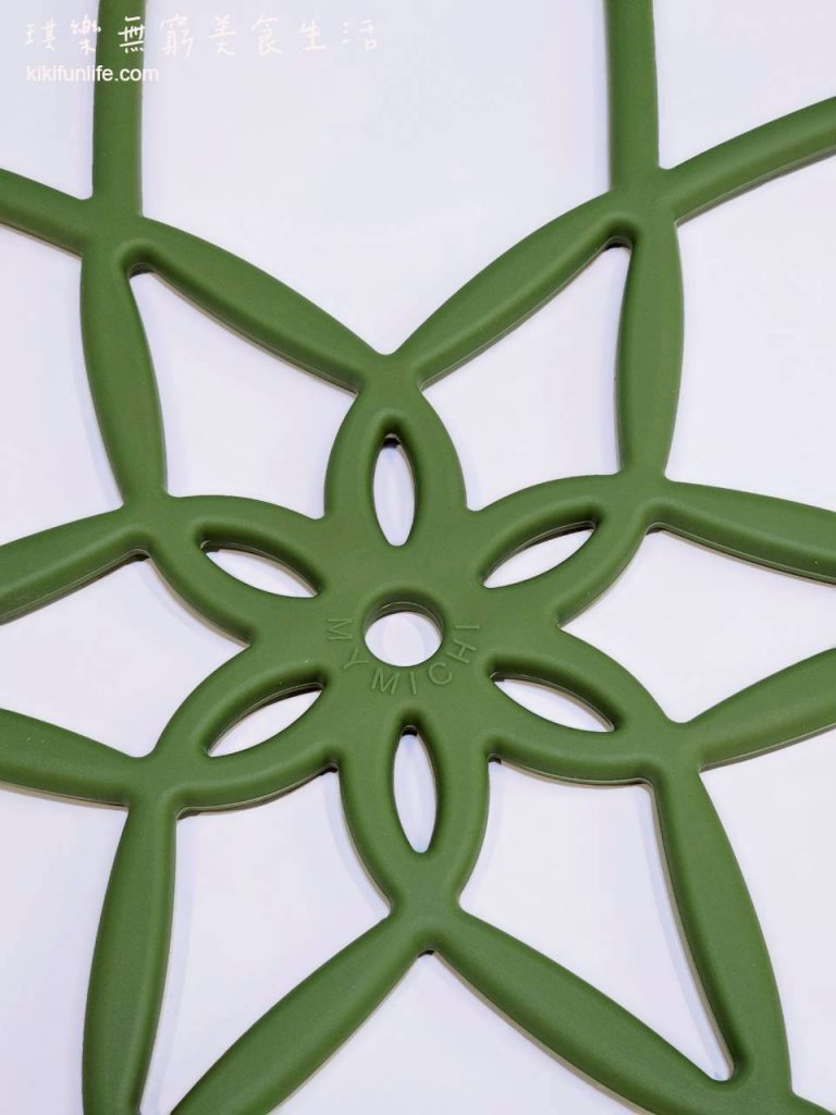 MYMICHI櫻花隔鍋墊_花朵造型隔熱墊推薦_隔熱鍋墊_桌上防滑墊_止滑墊＿抹茶綠色