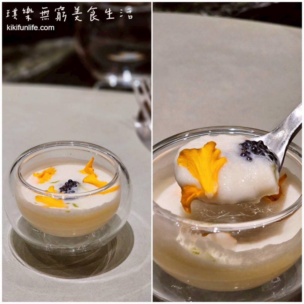 夏登法式鐵板燒_法式白花椰菜慕斯魚子醬_台中鐵板燒推薦_七期無菜單料理