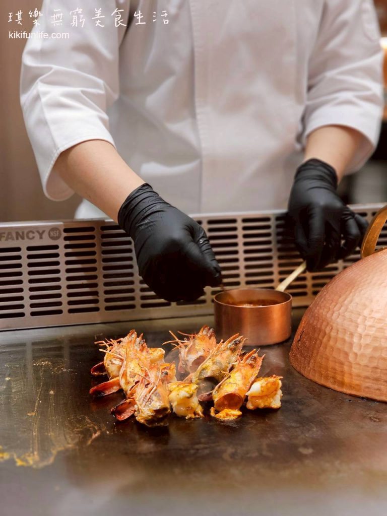 夏登法式鐵板燒_根島生態蝦_台中鐵板燒推薦