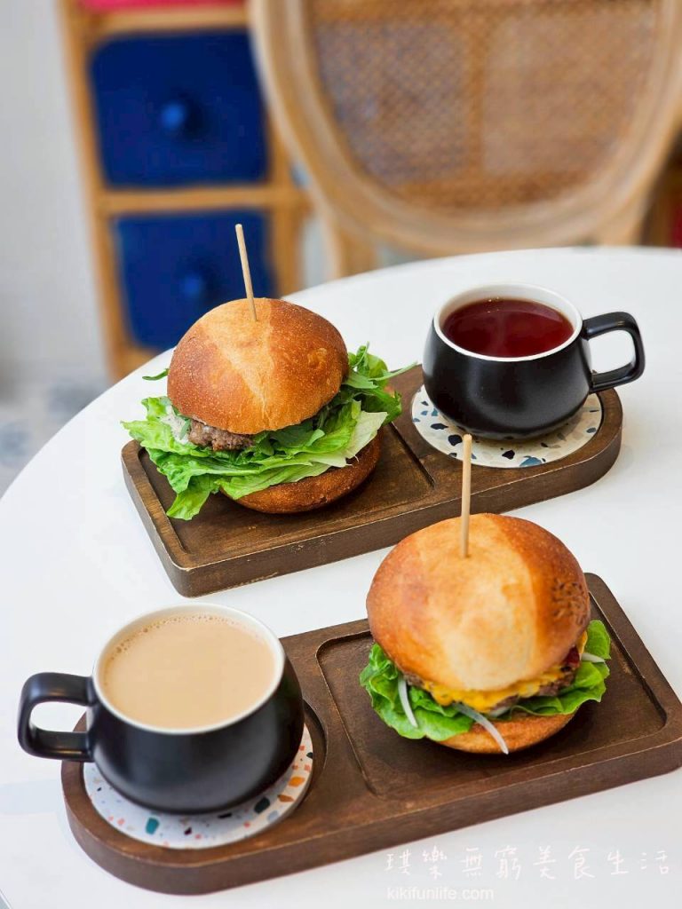 台中西區早午餐_L'espace老陳小圓法漢堡專賣店_國美館美食_台中法式漢堡_台中美術館附近早午餐推薦