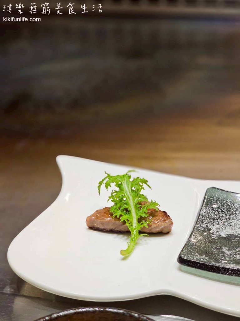 台中鐵板燒推薦_森鐵板燒_台中高級餐廳_芥末苗加50秒牛肉_全台首創牛肉分解料理_一牛七吃