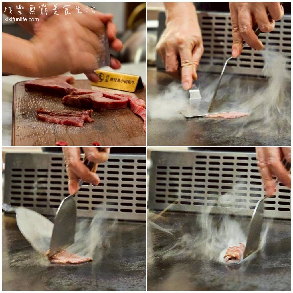 台中西屯隱藏美食_森鐵板燒_台中高級餐廳_5秒牛肉_全台首創牛肉分解料理_一牛多吃_和牛分解料理_20年老店