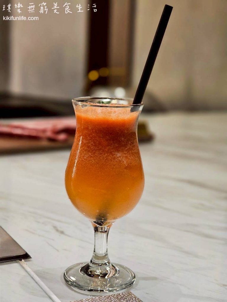 台中鐵板燒推薦_森鐵板燒_台中高級餐廳_新鮮現打果汁_番茄梅飲