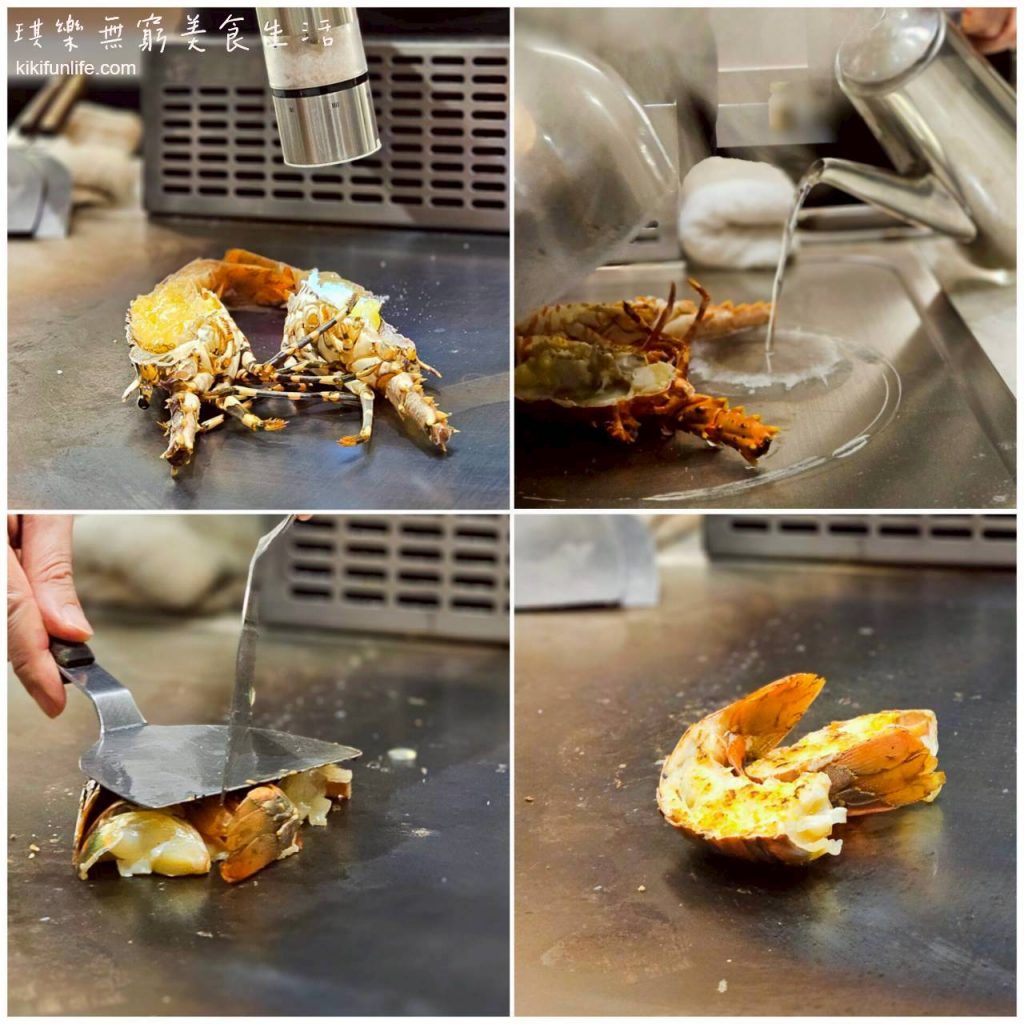 台中紀念日餐廳_森鐵板燒_澎湖野生七彩活龍蝦_無油鐵板燒推薦