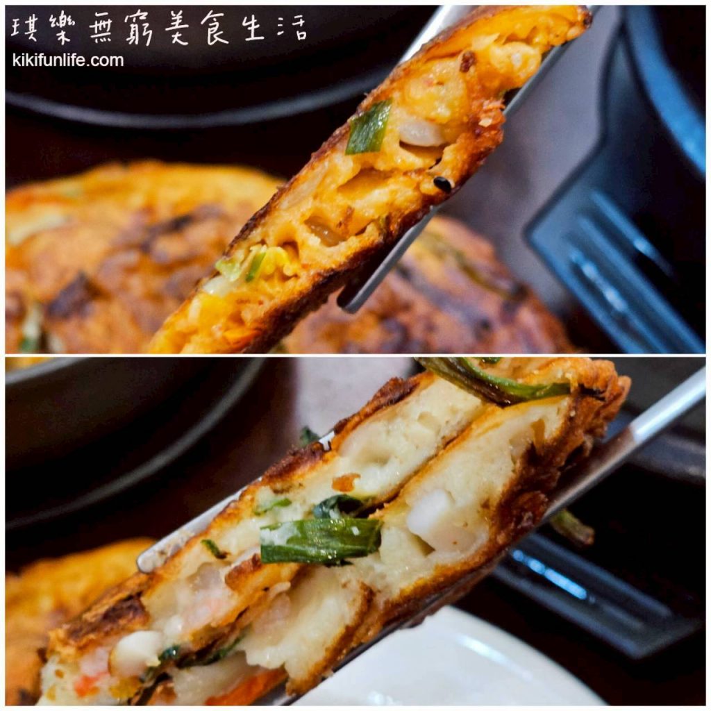 台中晚餐推薦_高CP值台中平價美食_鍋會長_台中韓式煎餅推薦_韓國煎餅_海鮮煎餅_泡菜煎餅_半半煎餅