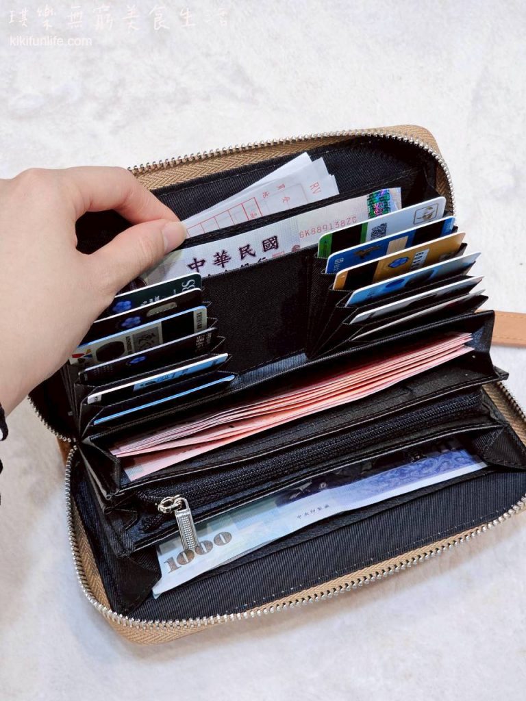 皮夾推薦_喜番屋_4COIN頭層牛皮12風琴卡位拉鍊小長夾男夾女夾_大容量長夾推薦