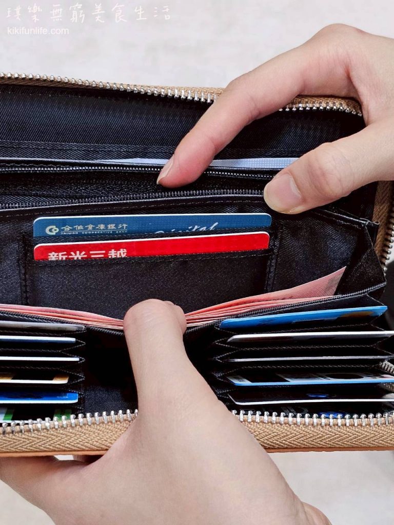 皮夾推薦_喜番屋_4COIN頭層牛皮12風琴卡位拉鍊小長夾男夾女夾_LH1107_平價長夾推薦_長夾推薦品牌