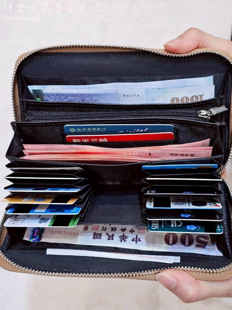 皮夾推薦_喜番屋_4COIN頭層牛皮12風琴卡位拉鍊小長夾男夾女夾_大容量收納_男友生日禮物推薦_情人節禮物推薦