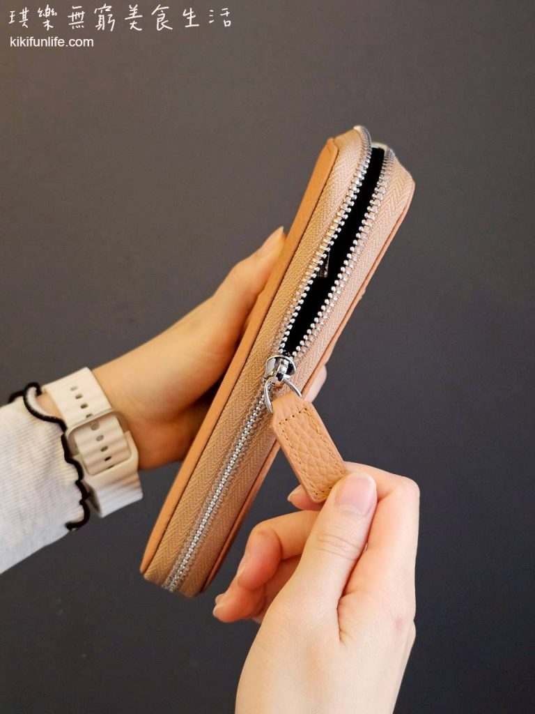 皮夾推薦_喜番屋_4COIN頭層牛皮12風琴卡位拉鍊小長夾男夾女夾_LH1107_長夾收納_長皮夾推薦