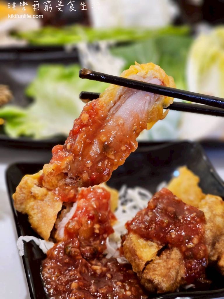 尚鮮吃到飽火鍋_尚鮮火鍋_台中火鍋推薦_台中火鍋吃到飽推薦_泰式酸辣炸雞腿排