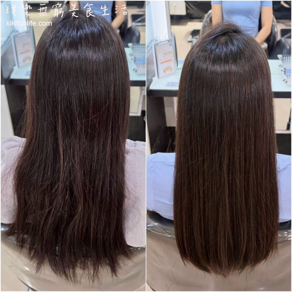 雅頓髮型_台中南屯店_胜肽重建療護_CMC重建髮膜_效果_前後差異對比