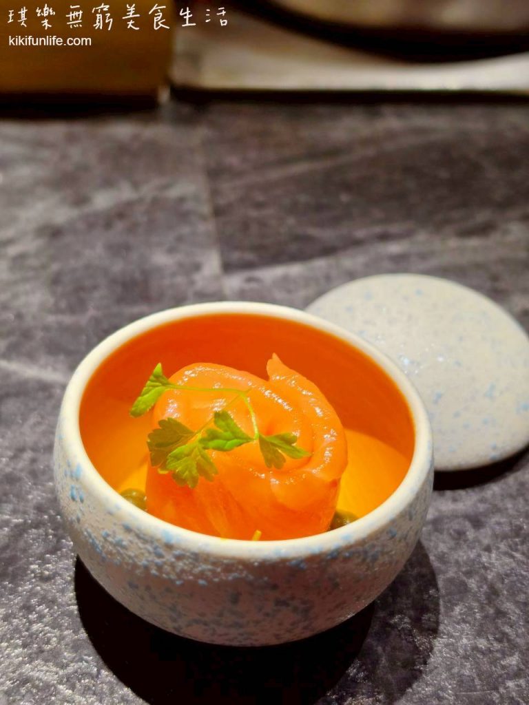 鐵ffteppanyaki鐵板燒_台中博館店_台中無菜單料理_鮭魚玫瑰盅