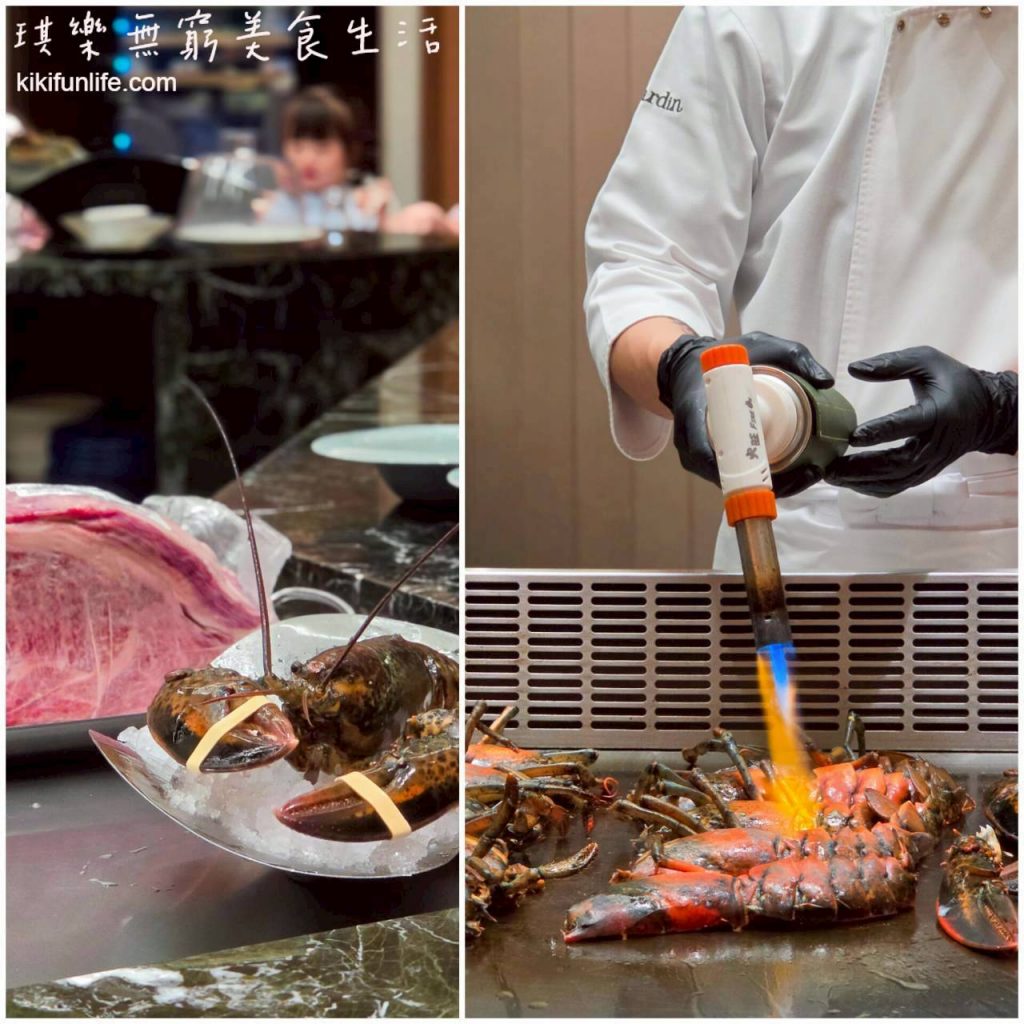 台中鐵板燒推薦_夏登法式鐵板燒_台中高級鐵板燒_活體龍蝦