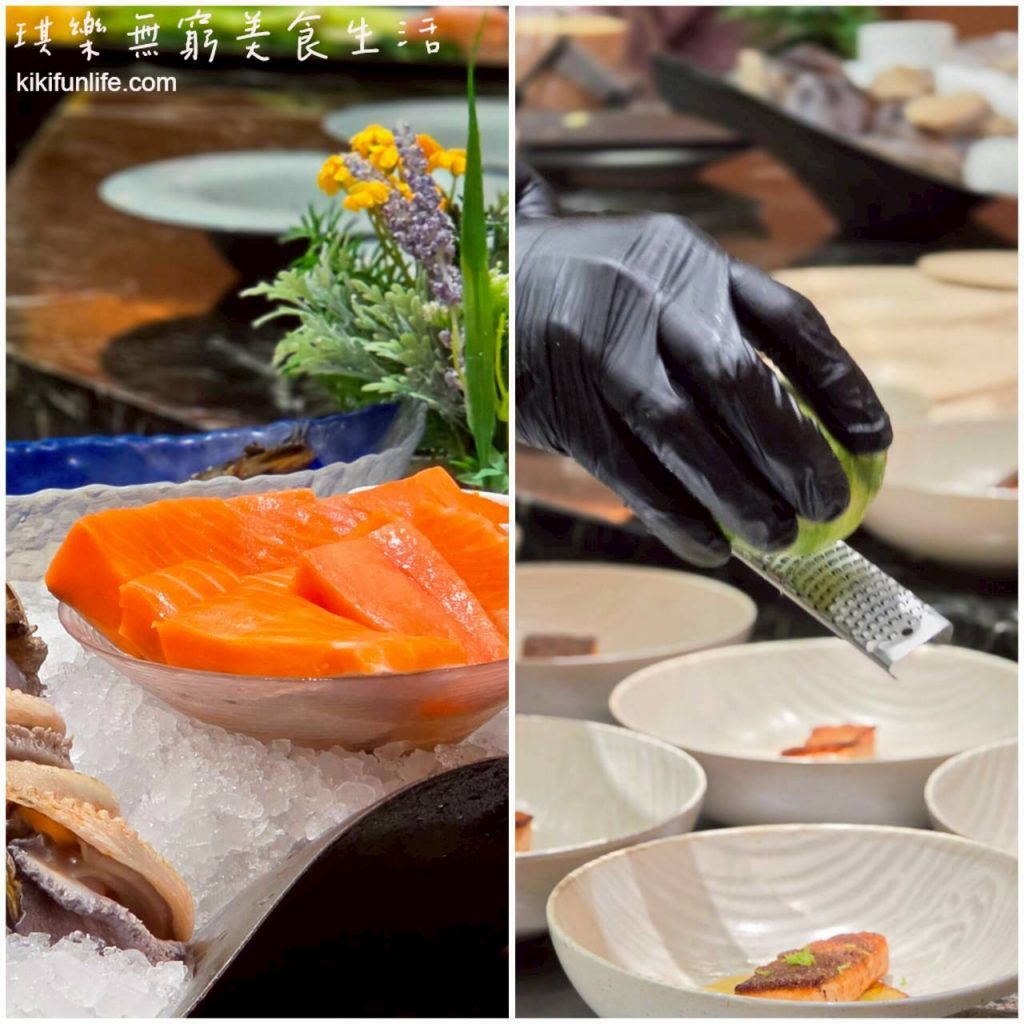 台中鐵板燒推薦_夏登法式鐵板燒_鮭魚