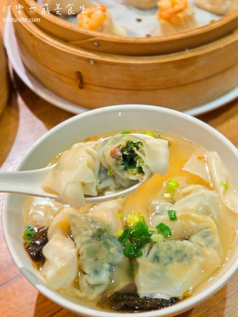 滬舍餘味_台中必吃美食_薺菜鮮肉餛飩湯